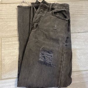 Black Wash High Rise Straight Leg PacSun Jeans